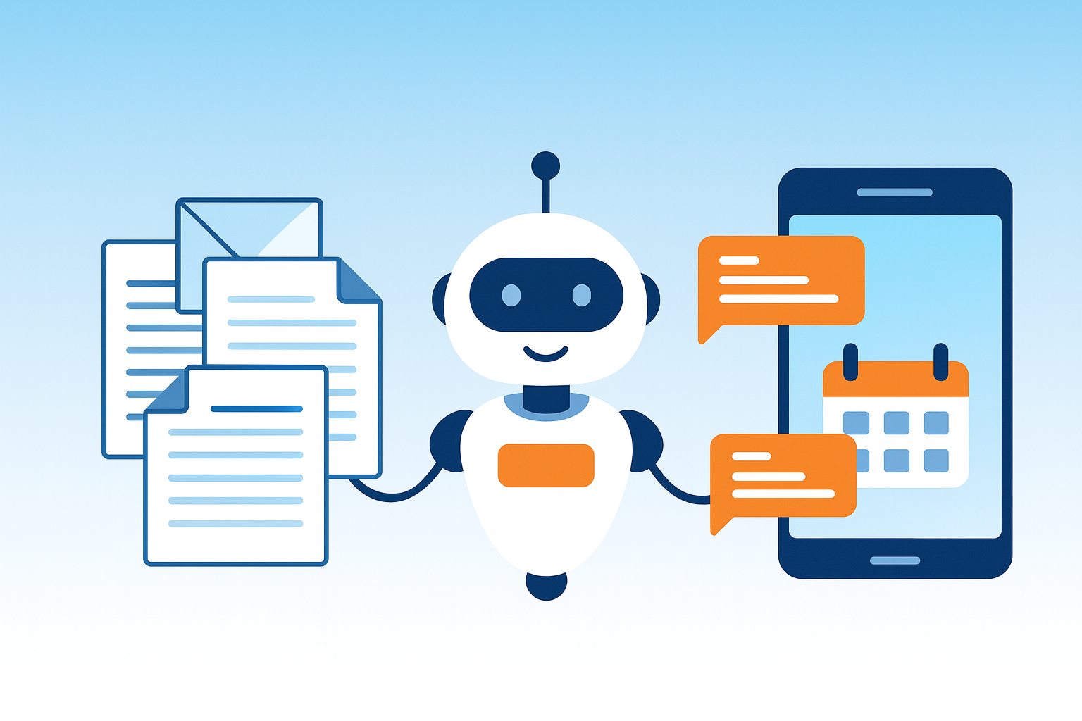 Email and SMS composer with templates and scheduling